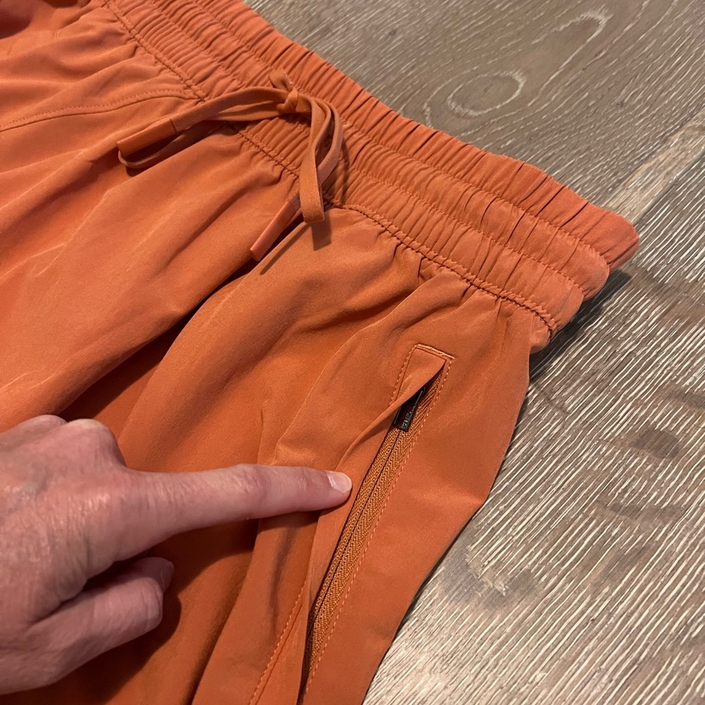Athleta Rust Orange Midi Skirt - Picture 4 of 6